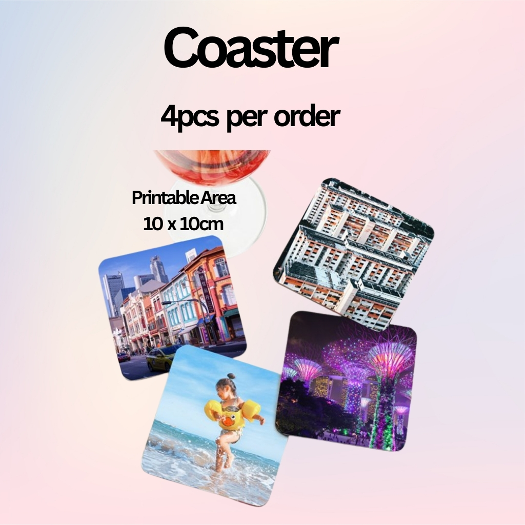 Customize Coaster (4 pcs per set)